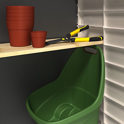 Keter Store It Arc Outdoor Garden Shed, 1200 Litres, Taupe/Beige