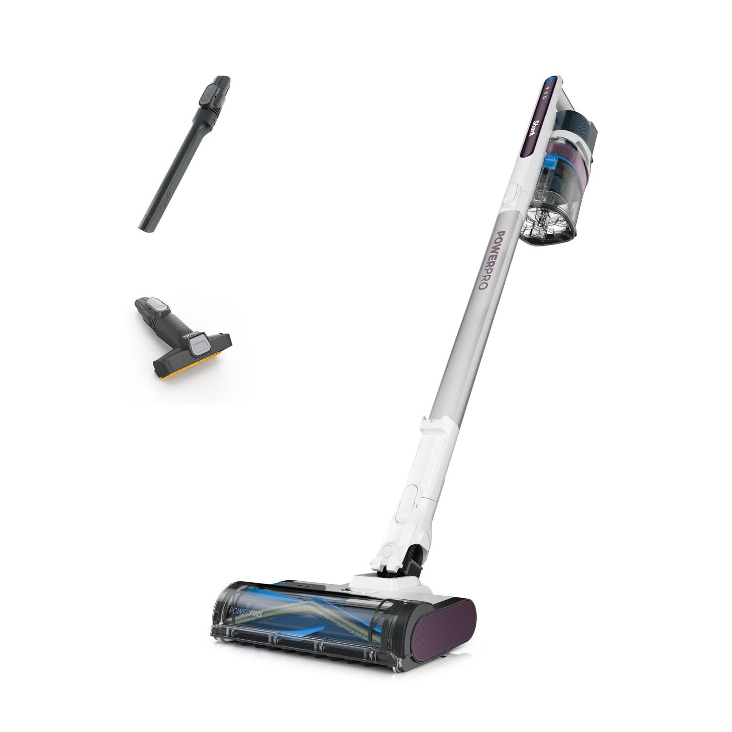 Shark PowerPro Cordless Stick Vacuum Cleaner, Anti Hair Wrap, FloorDetect Tech, Anti-Allergen
