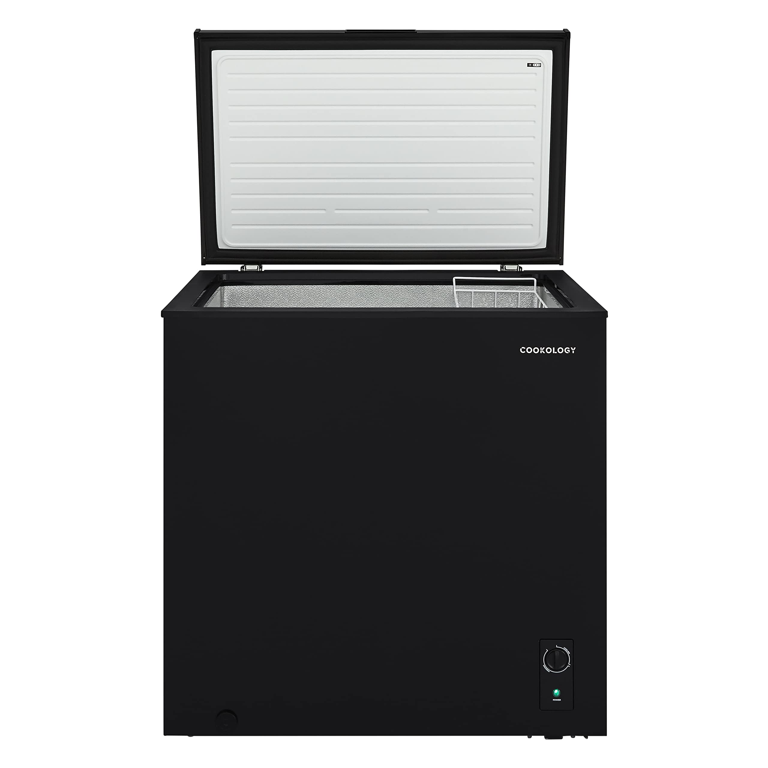 Cookology CCFZ198BK Freestanding Chest Freezer in Black - 198 Litre Capacity