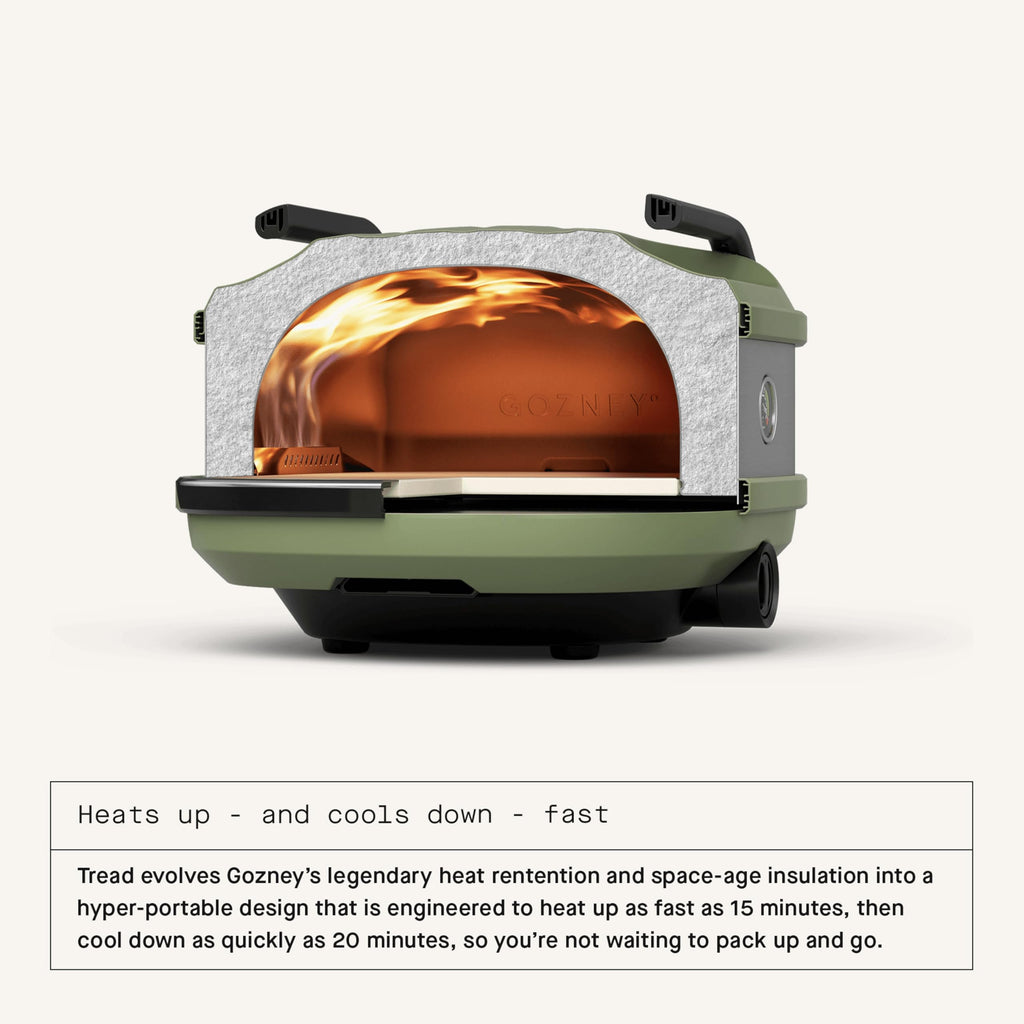 Gozney Tread Pizza Oven Olive Green