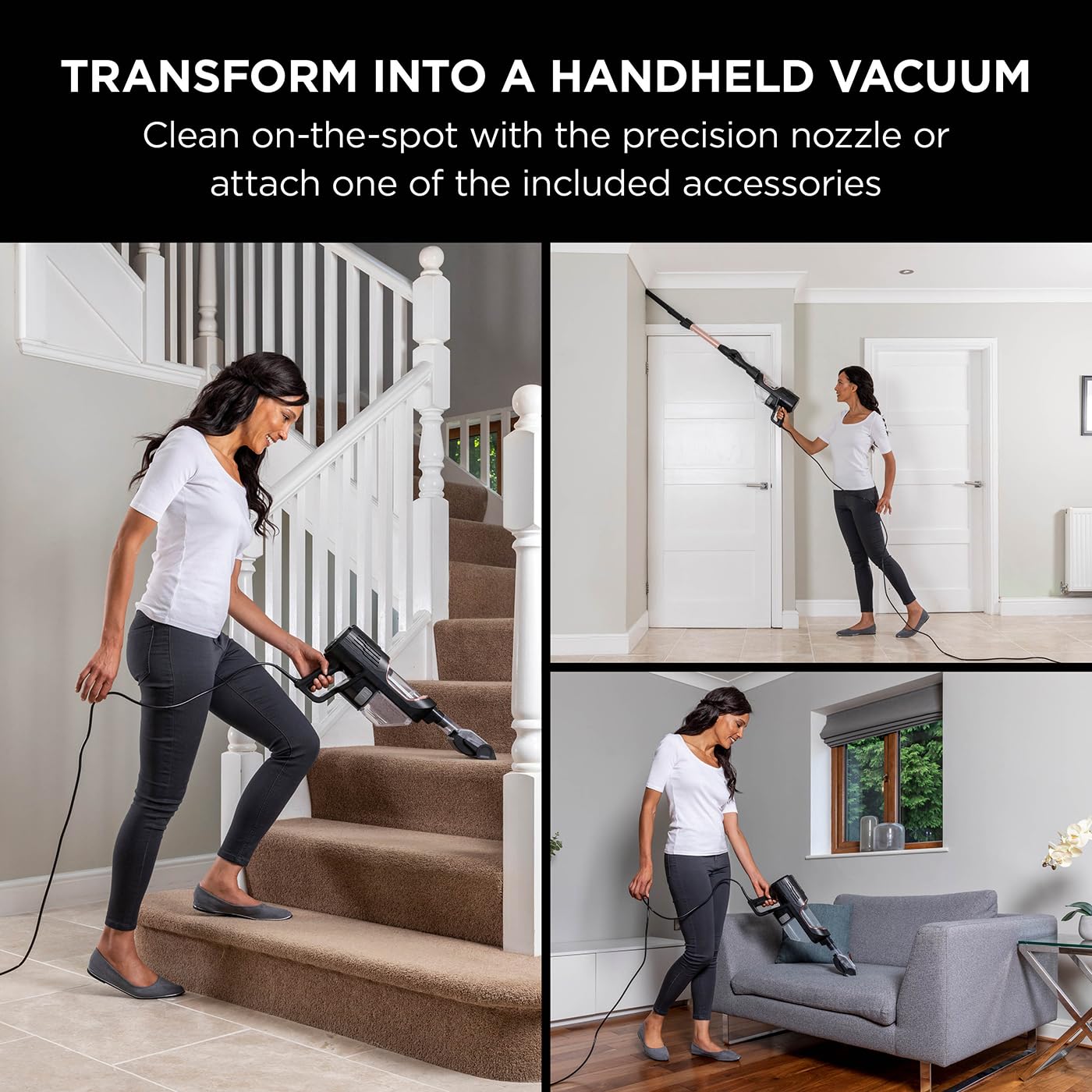 Shark Corded Stick Vacuum Cleaner with Anti Hair Wrap and DuoClean Floorhead, Flexible Pet Vacuum