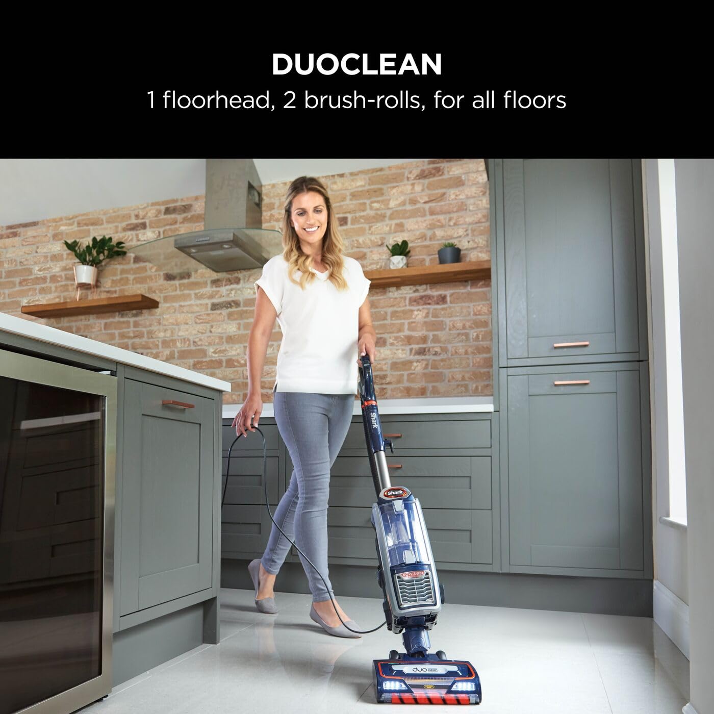 Shark Corded Upright Vacuum Cleaner,0.83L with Anti Hair Wrap Technology & DuoClean, Pet Model