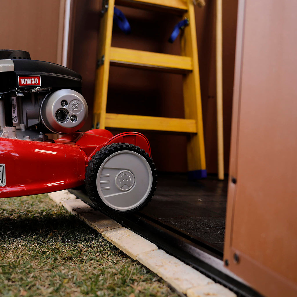 Keter Darwin Outdoor Apex Double Door Garden Storage Shed 6 X 4ft Brown Wood Look And Feel | Fade Free